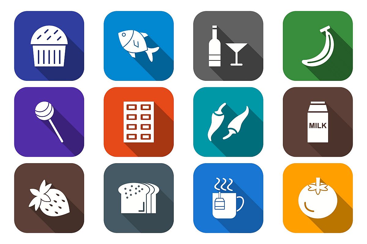 Set Of Food Icons example image 1
