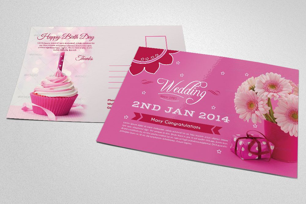 Birthday Invitation Postcard example image 1