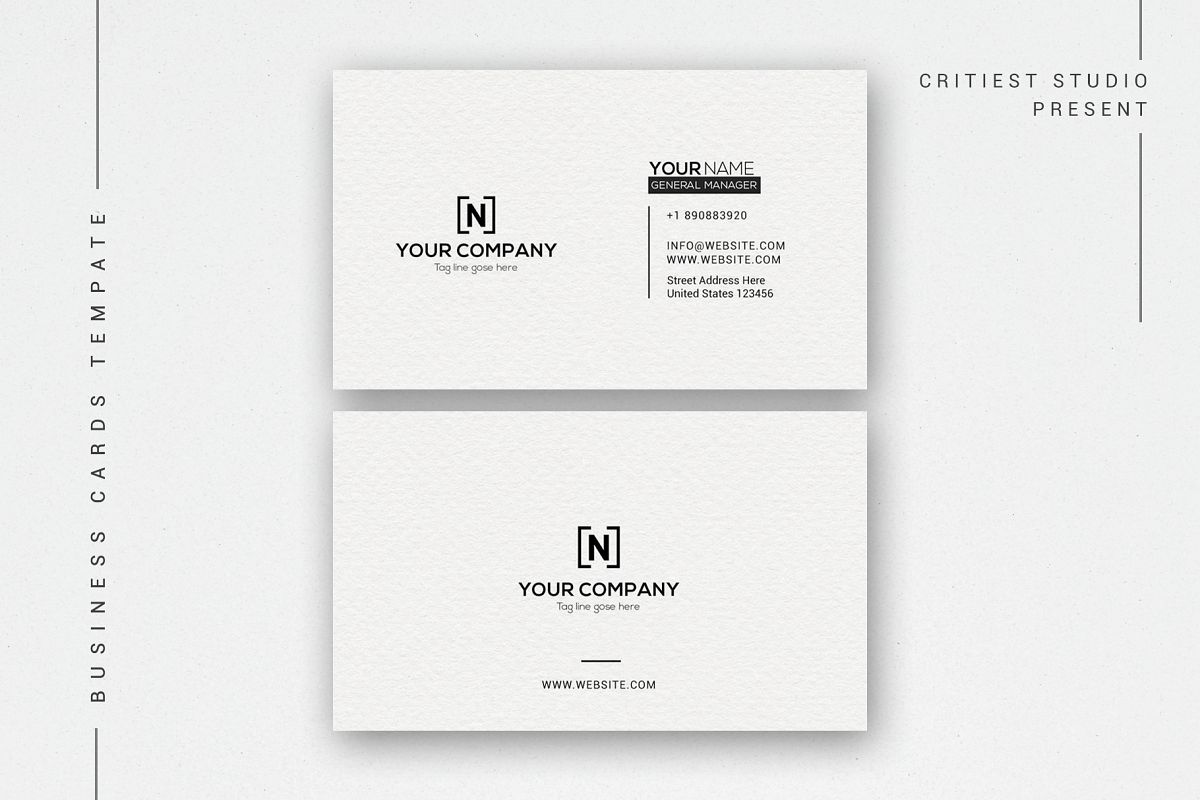 Minimal Business Cards example image 1