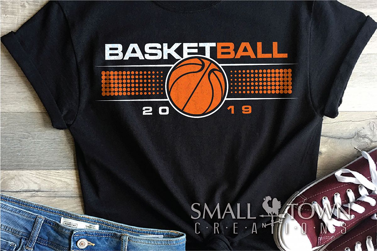 Basketball, Sports ball, sport team logo, PRINT, CUT, DESIGN example image 1