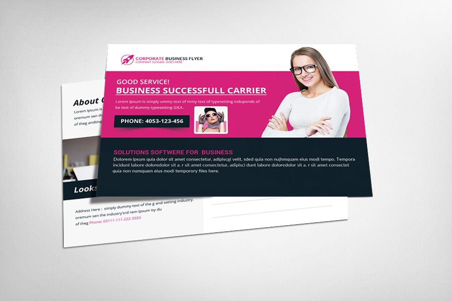 Trainer Postcard Template example image 1