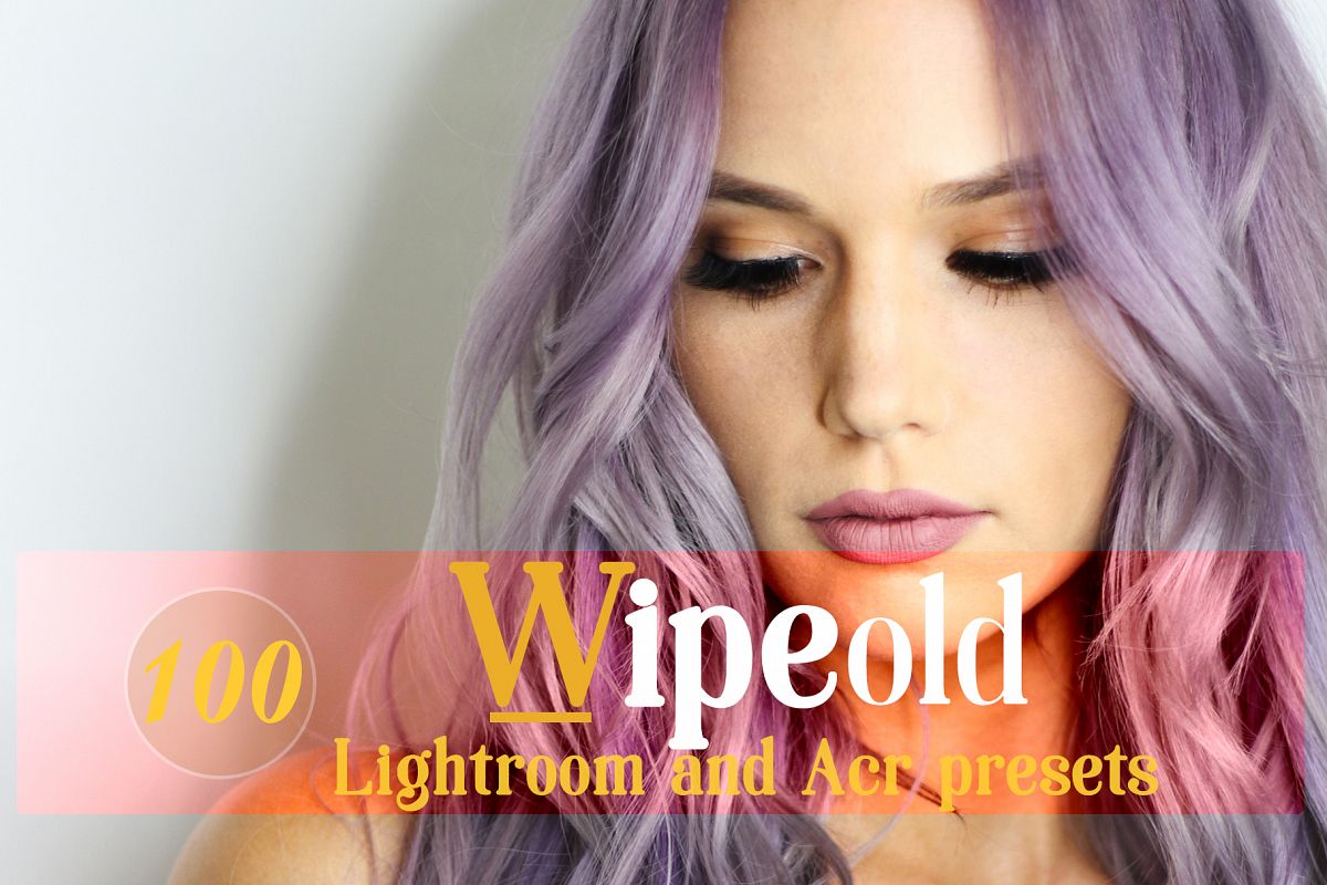 Wipeold Lightroom 100 and ACR 100 Presets example image 1