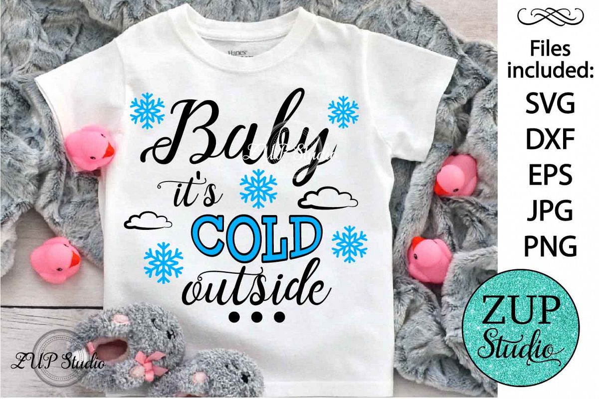 Baby it's cold outside cutting files svg 37 example image 1