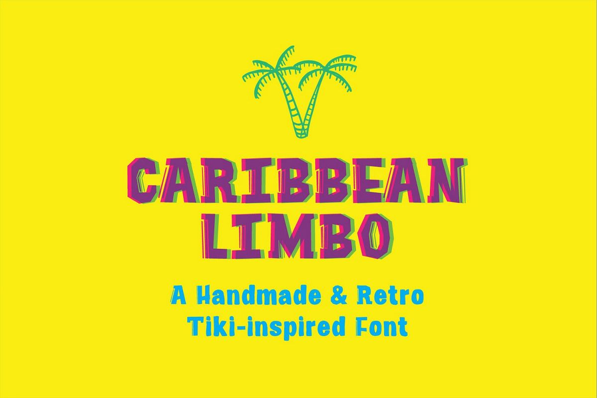 Caribbean Limbo | Vintage Tiki Fun example image 1