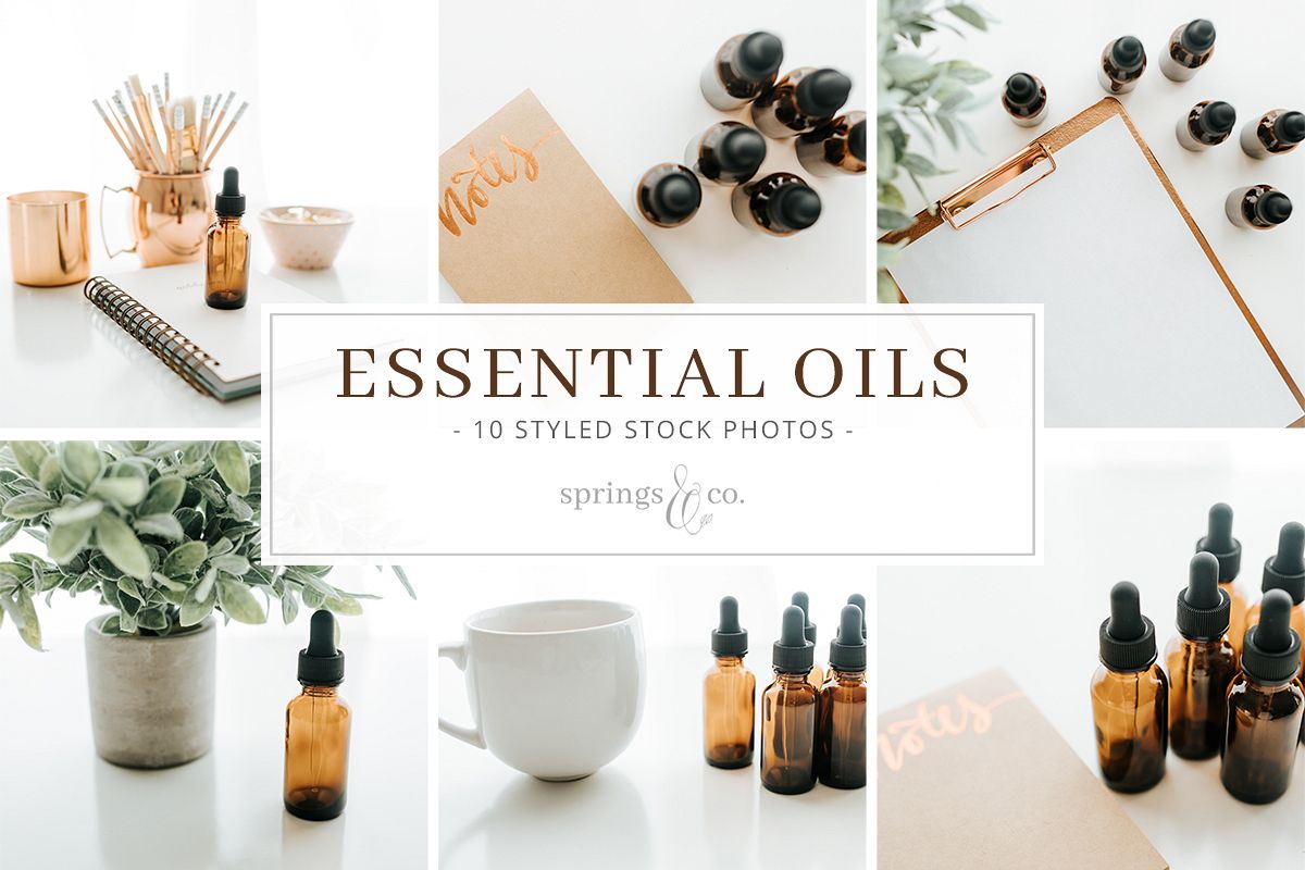 Essential Oils Stock Photo Bundle example image 1