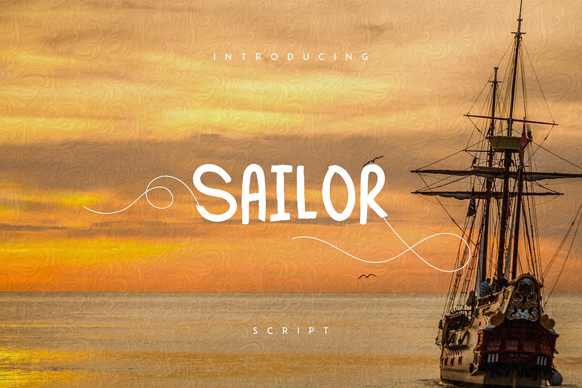 Sailor font example image 1