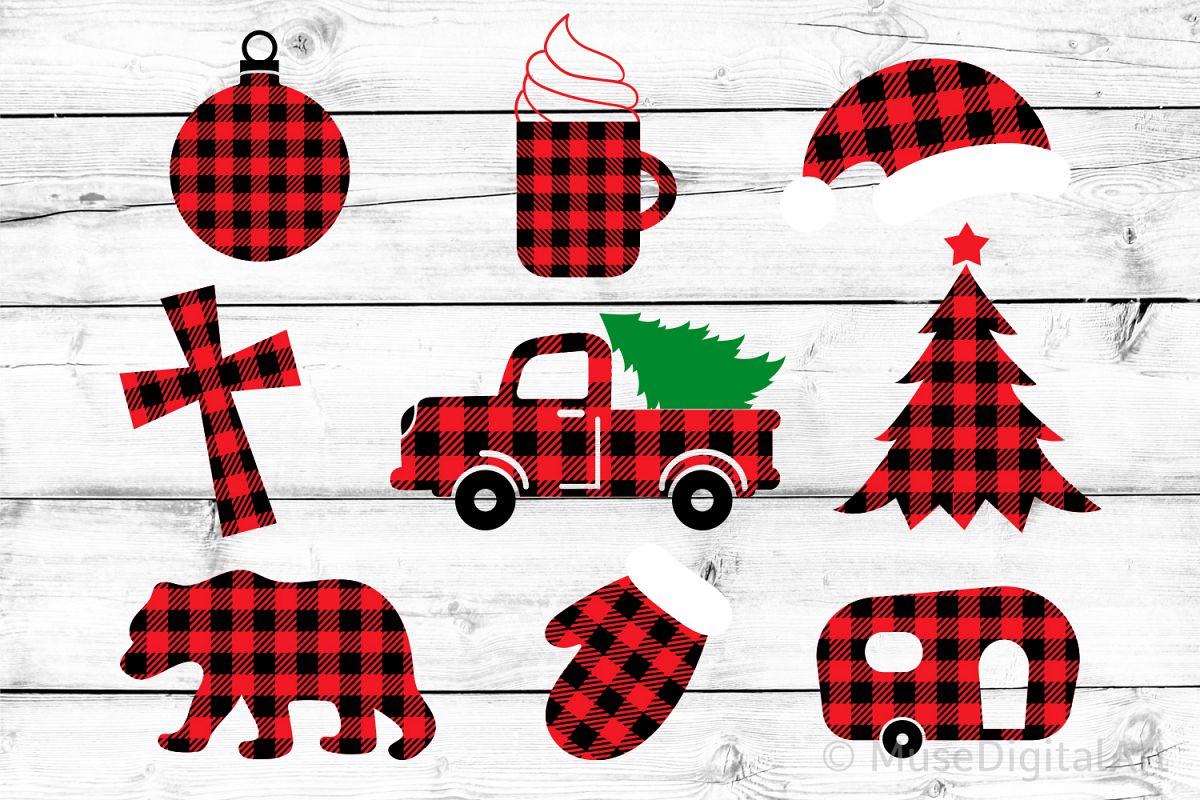 Buffalo Plaid Bundle Svg, Christmas Shirt Christmas Tree Svg (418094
