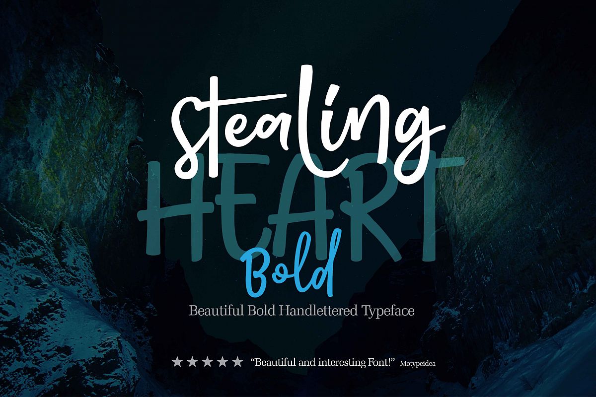 STEALING HEART BOLD example image 1