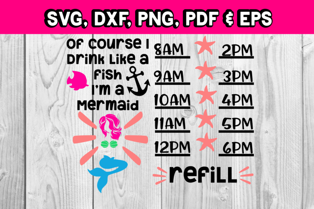 of course I drink like a fish Im a mermaid example image 1
