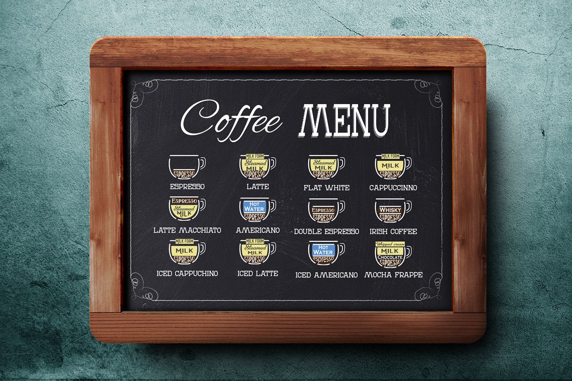 Coffee menu. example image 1