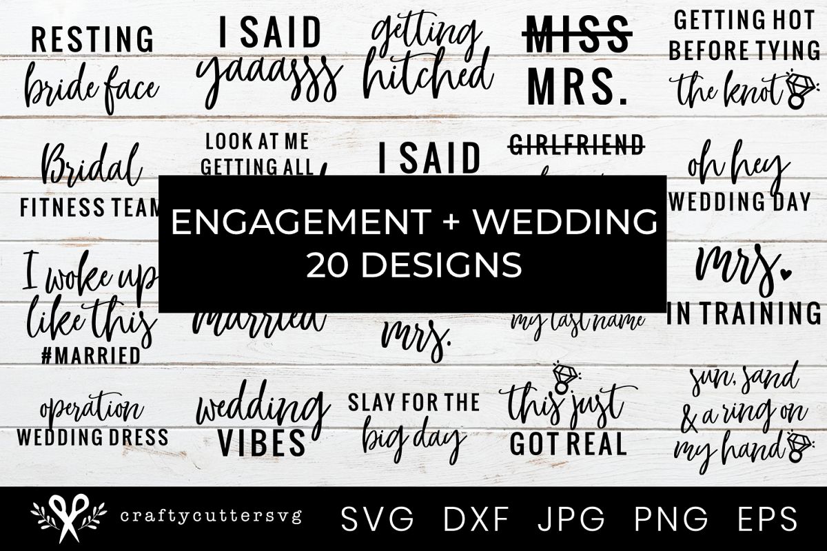 Download Engagement and Wedding SVG Bundle, Couple T-shirts