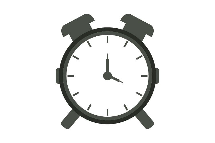 Alarm clock icon example image 1