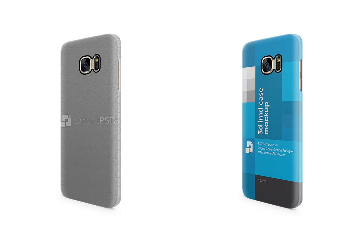 Samsung Galaxy S7 Edge 3d IMD Mobile Case Design Mockup 2016 example image 1