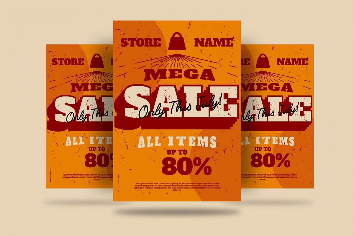 MEGA SALE Flyer example image 1