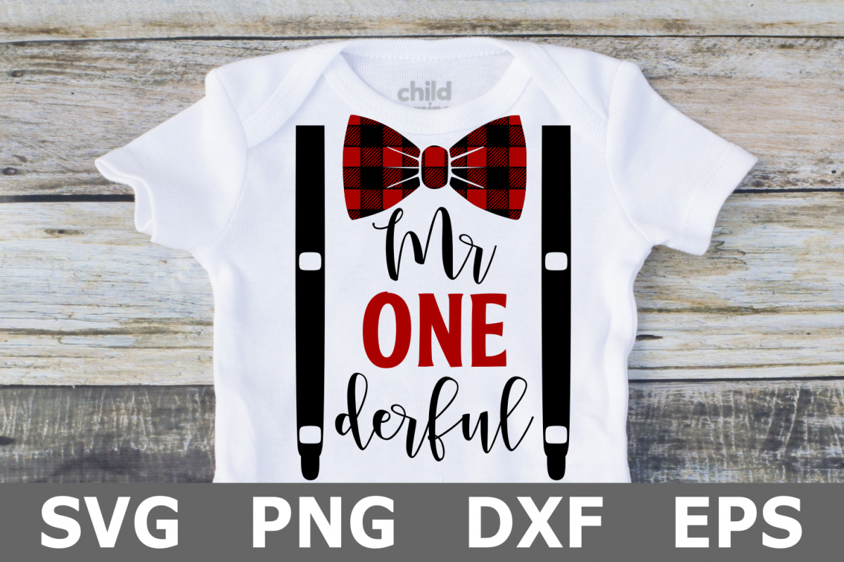 Mr ONE derful - A Birthday SVG Cut File