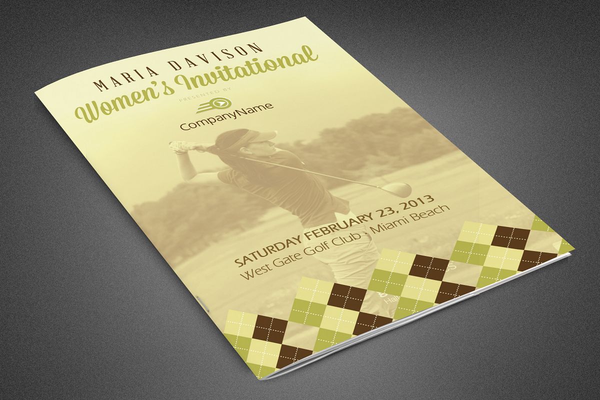 Women's Invitational Booklet example image 1