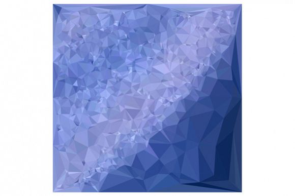 Steel Blue Abstract Low Polygon Background example image 1
