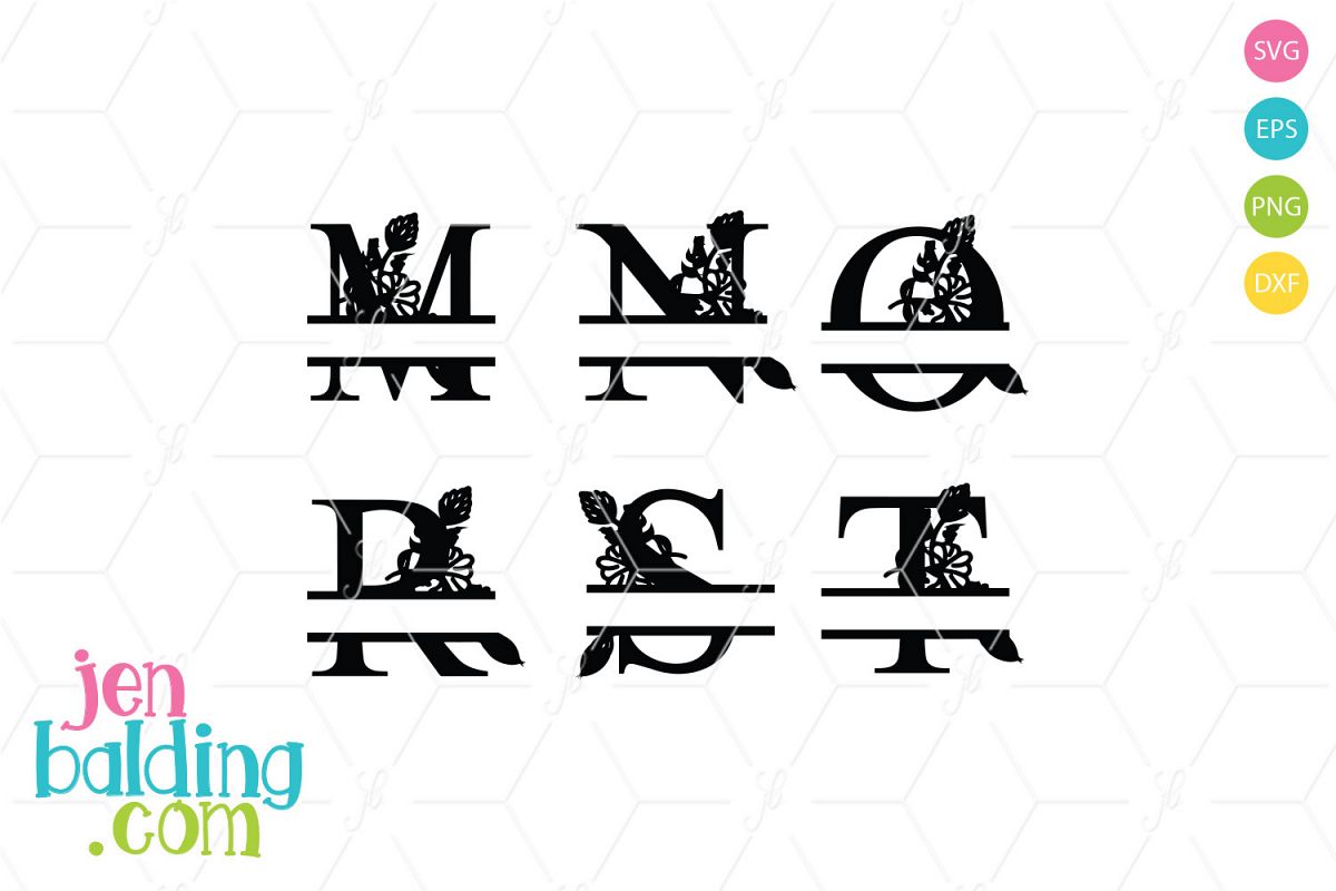 Split Monogram 5 example image 1