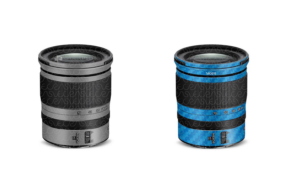 Nikon NIKKOR Z 24-70mm 2018 Lens Vinyl Skin Design Template example image 1