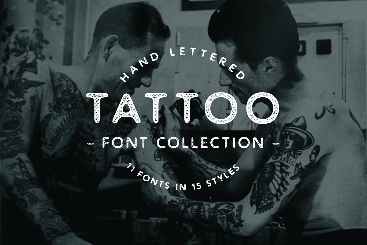 Tattoo Font Collection example image 1