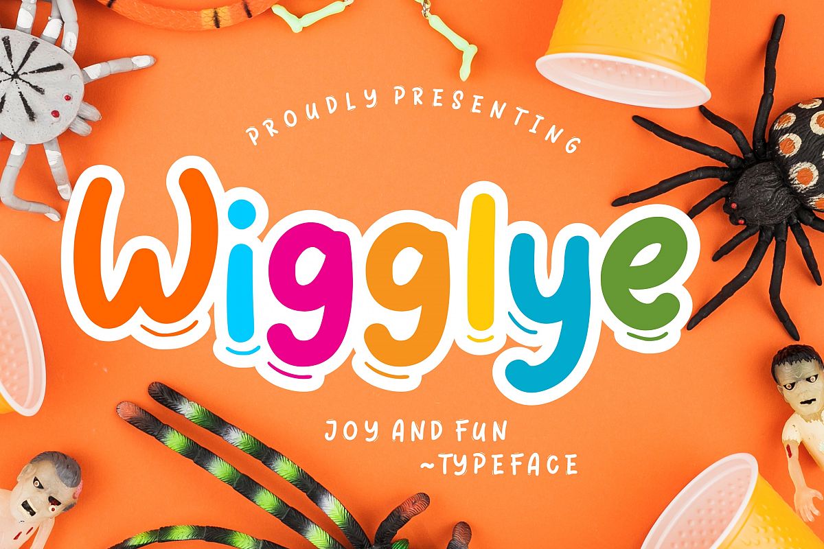 Wigglye Joy & Fun Typeface example image 1