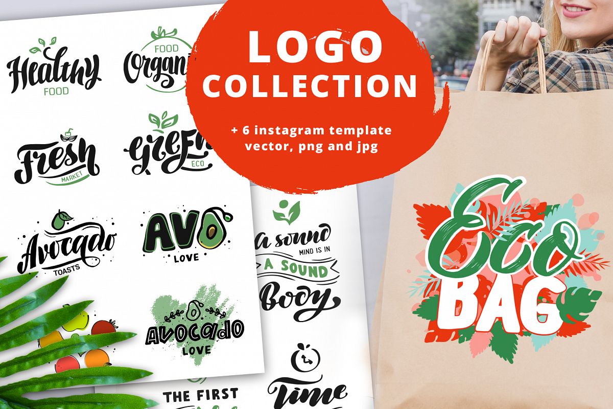 Logo & Lettering Eco collection example image 1
