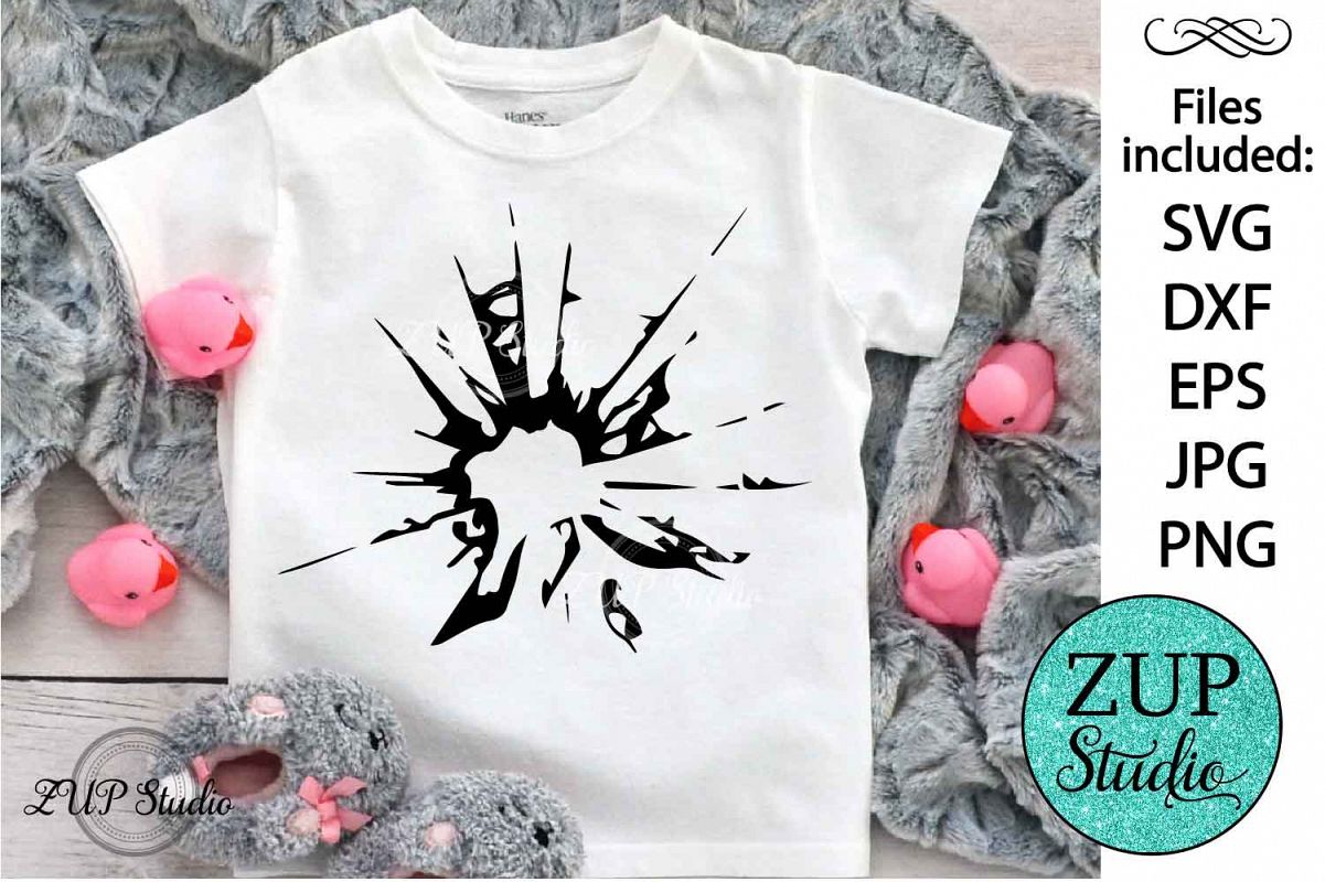 Paint splatter Digital Cutting files file 148 example image 1