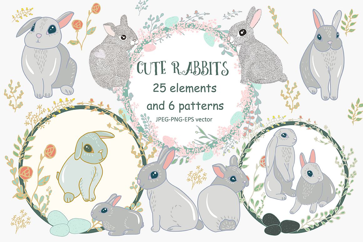 Cute Rabbits example image 1