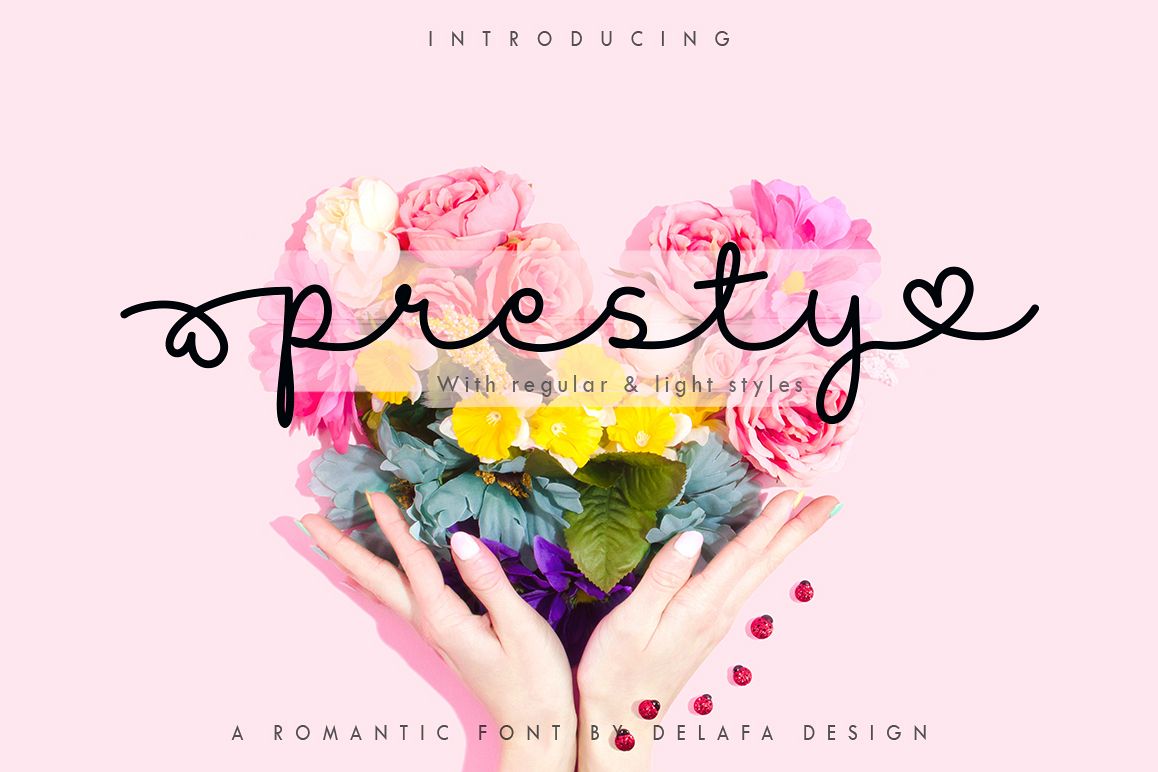 Presty - Regular & Light Styles example image 1