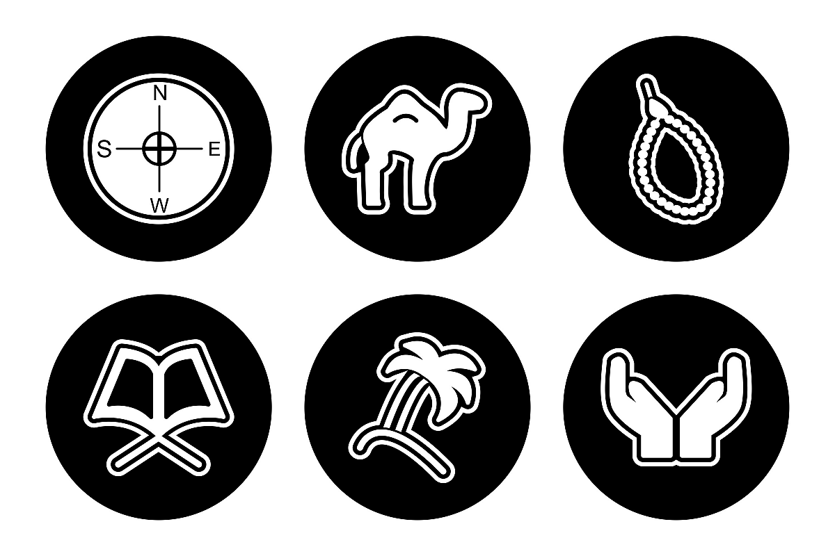 Set Of Ramadan Icons example image 1