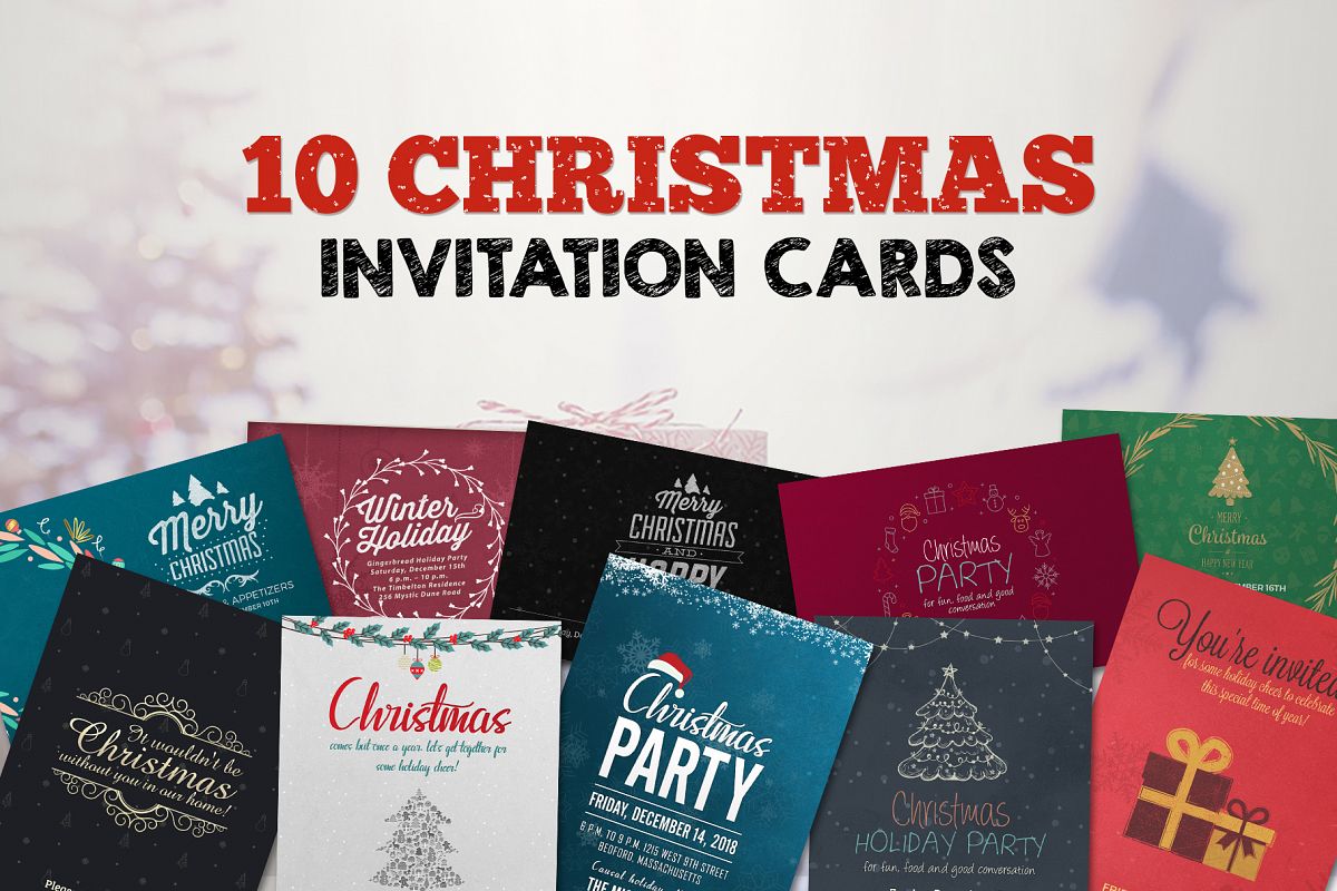 Christmas Invitation Cards