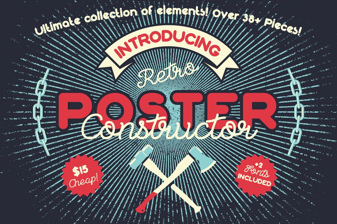Retro POSTER Constructor example image 1