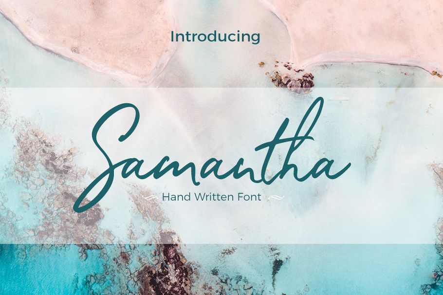 free samantha font glyphs download