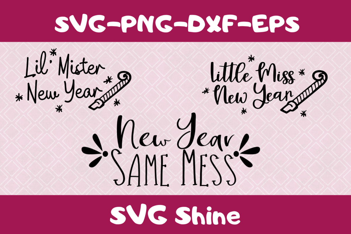 New Year Design Bundle | New Year's Eve Designs example image 1