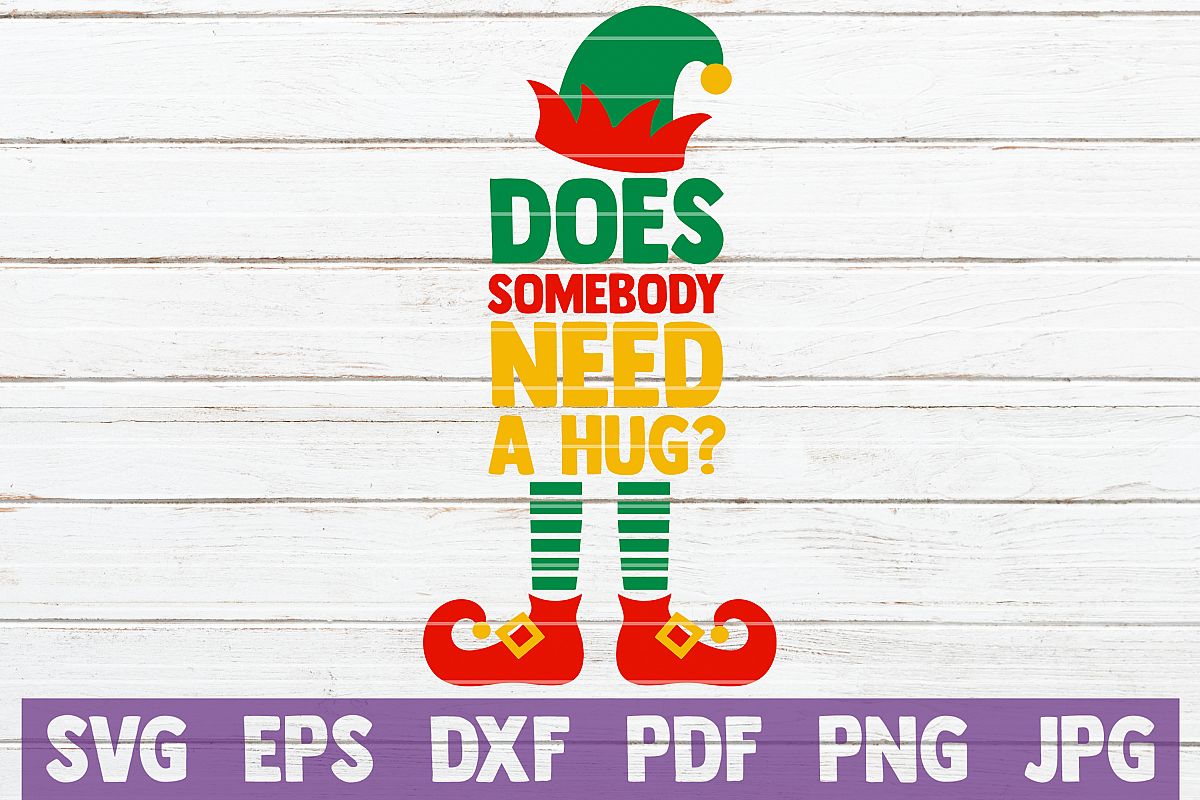 Does Somebody Need A Hug? SVG Cut File example image 1