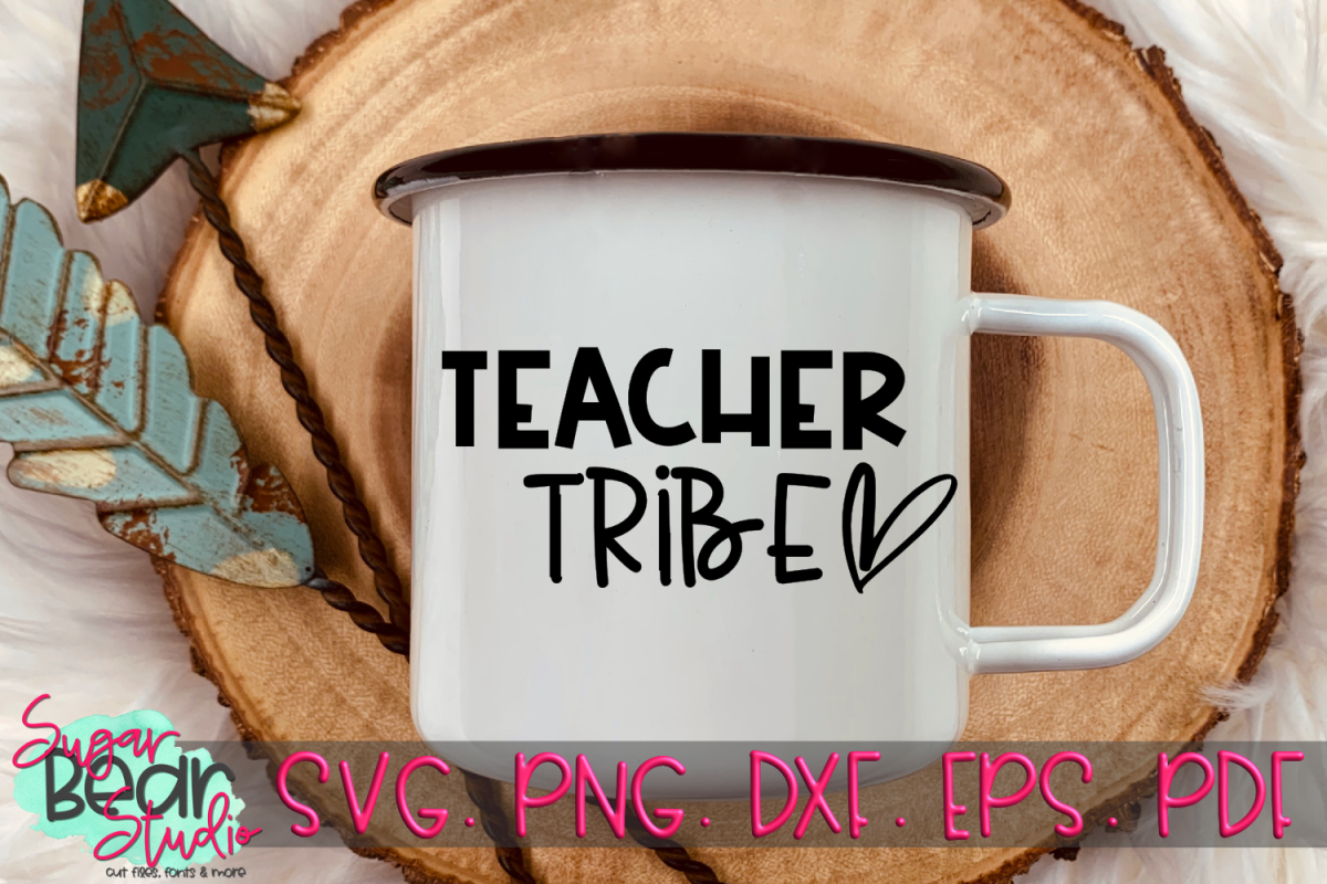 Teacher Tribe - A Teacher SVG example image 1
