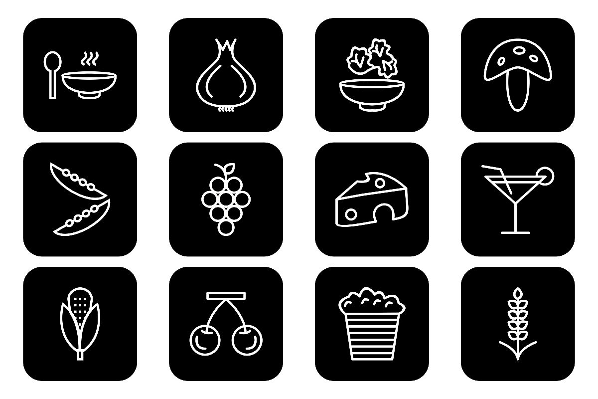 Set Of Food Icons example image 1