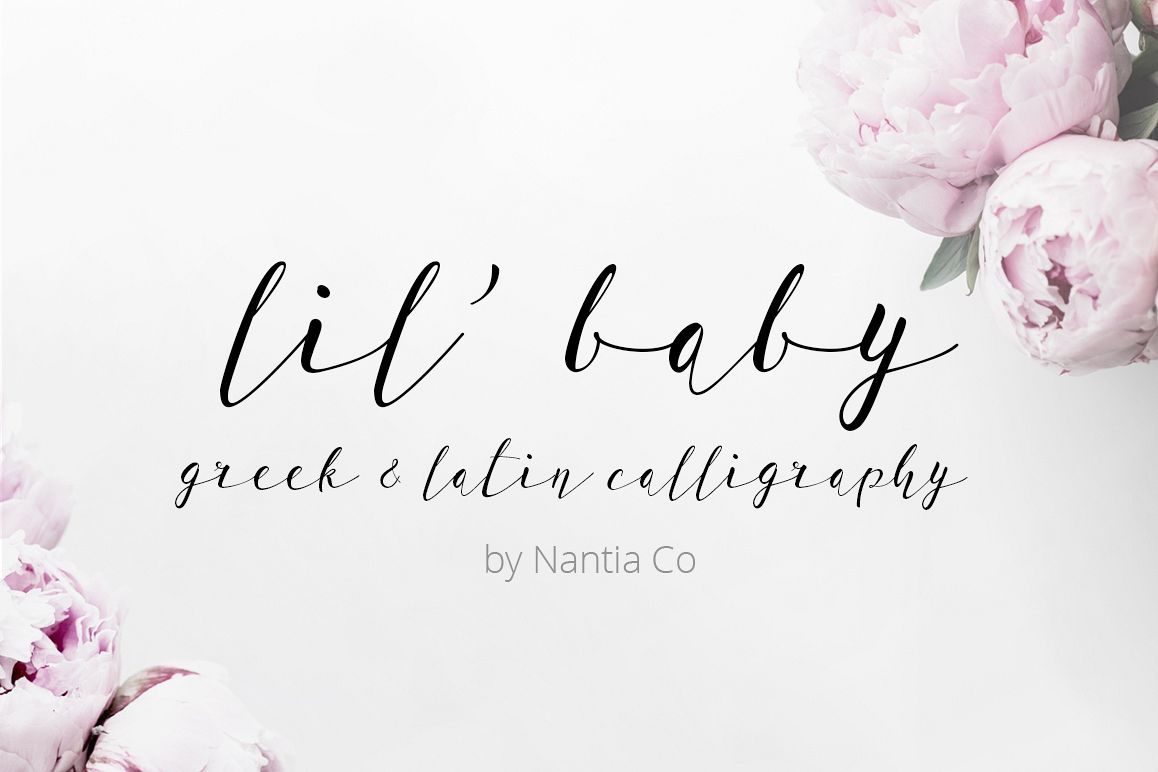 Lil'Baby Script Font example image 1