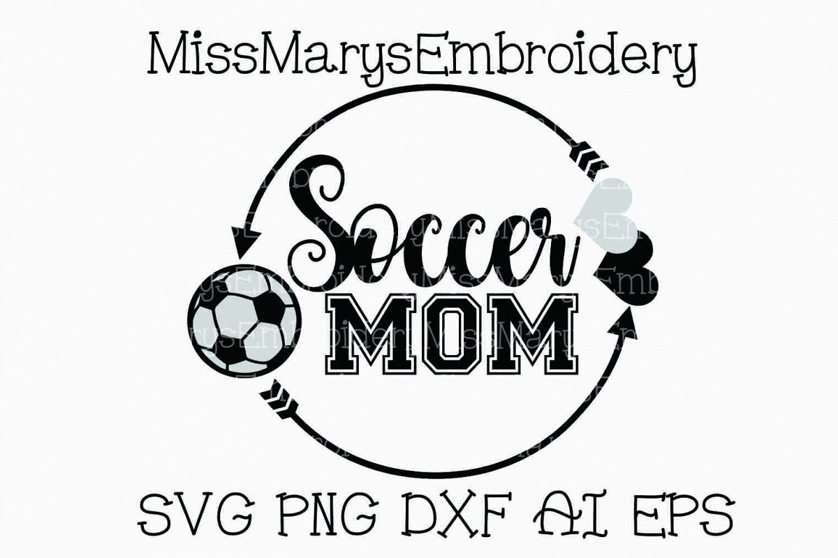 Download Soccer Mom SVG Cutting File PNG DXF AI EPS
