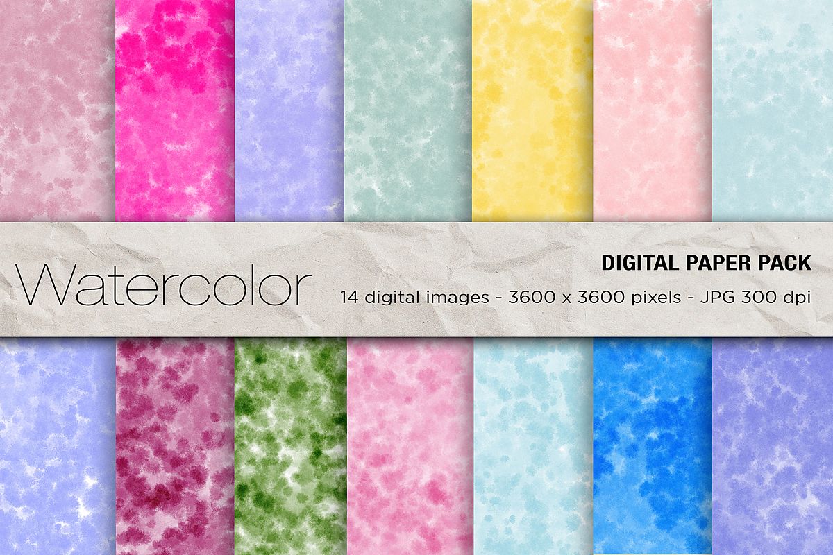 Wedding Invitation Papers, watercolor background,wedding example image 1