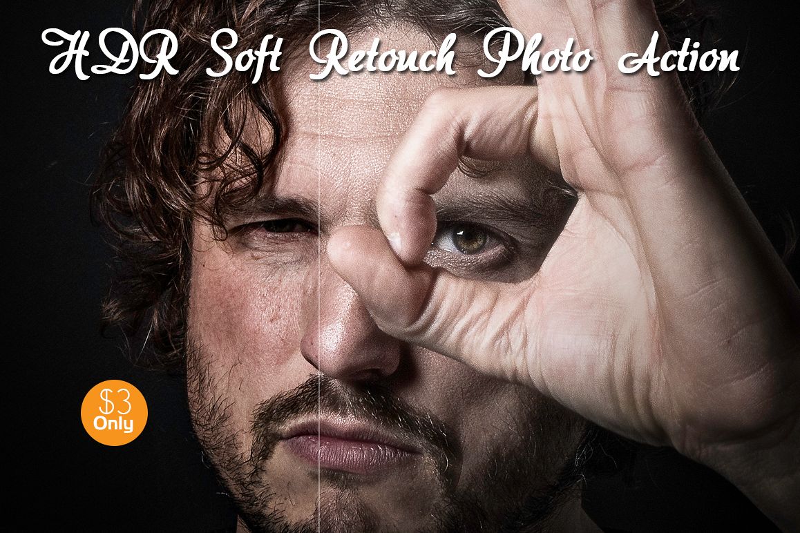 HDR Soft Retouch Photo Action example image 1