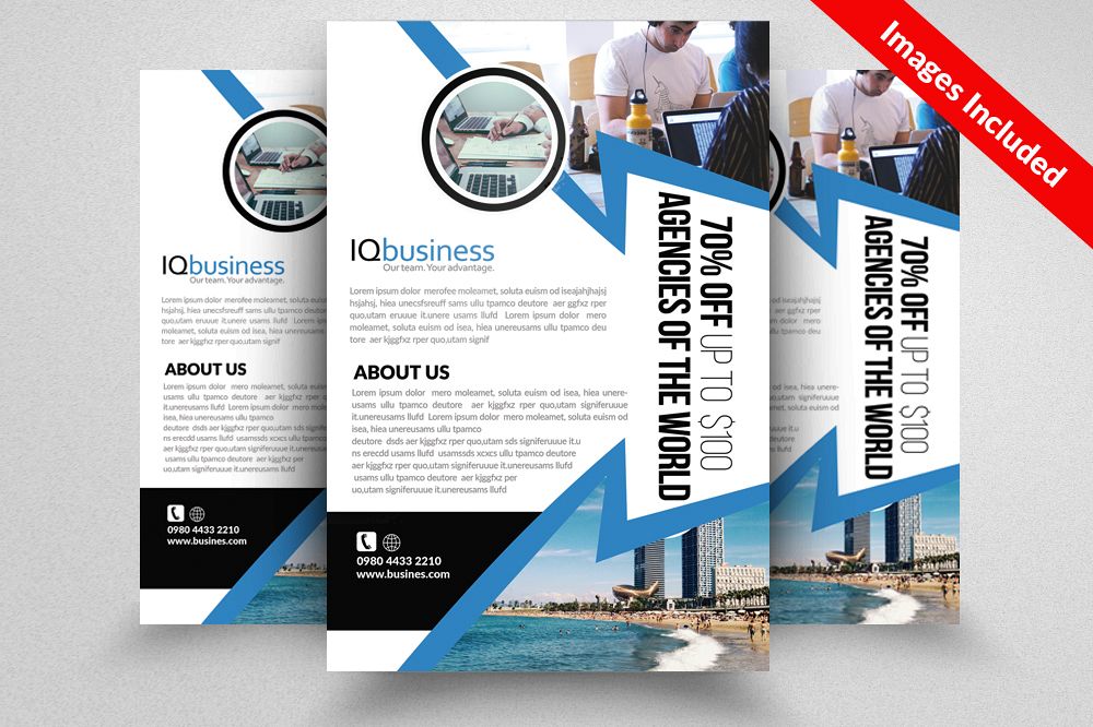 Industrial & Commercial Construction Flyer example image 1