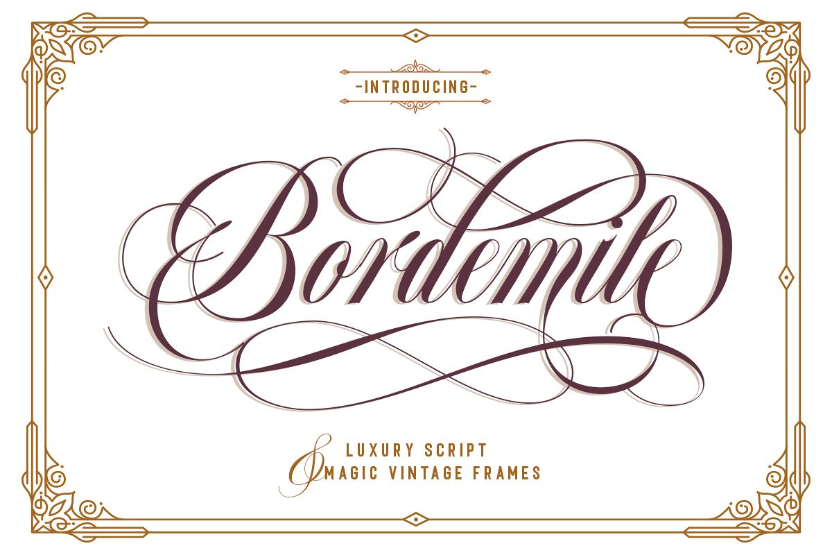Bordemile - Luxury Script example image 1