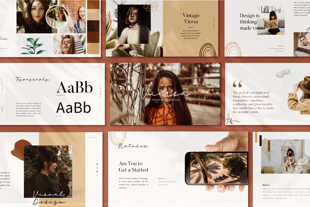 VIersa Creative Presentation Template example image 1