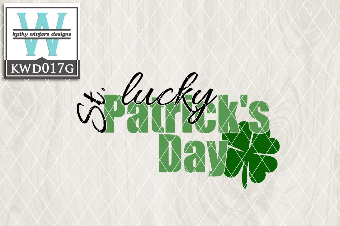 St. Patrick's Cutting File KWD017G example image 1