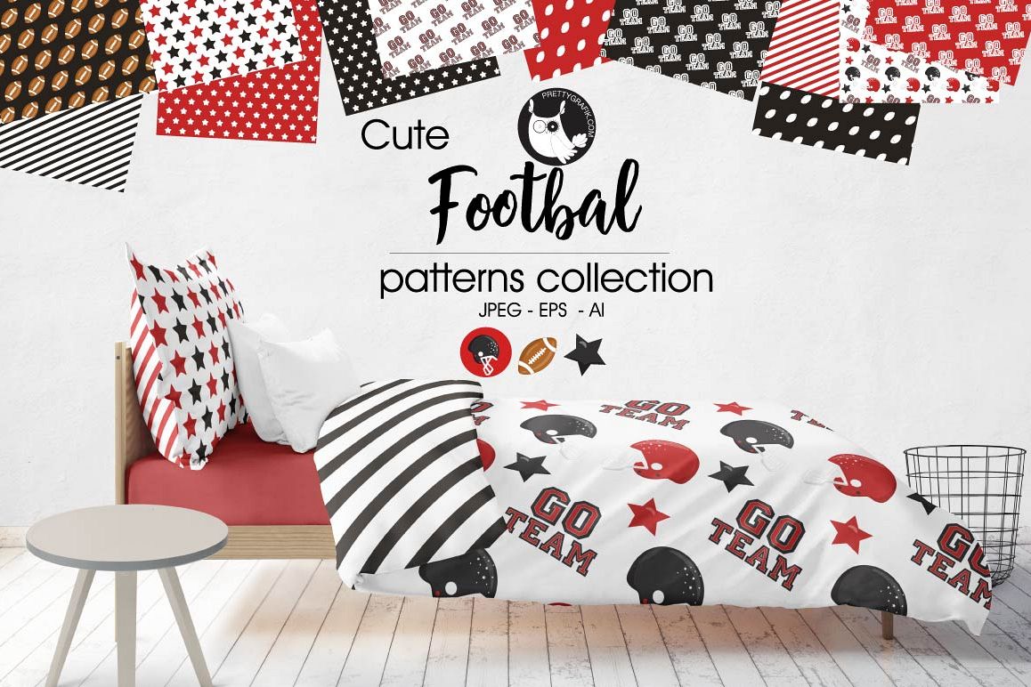 FOOTBALL-PAPERS, digital papers example image 1