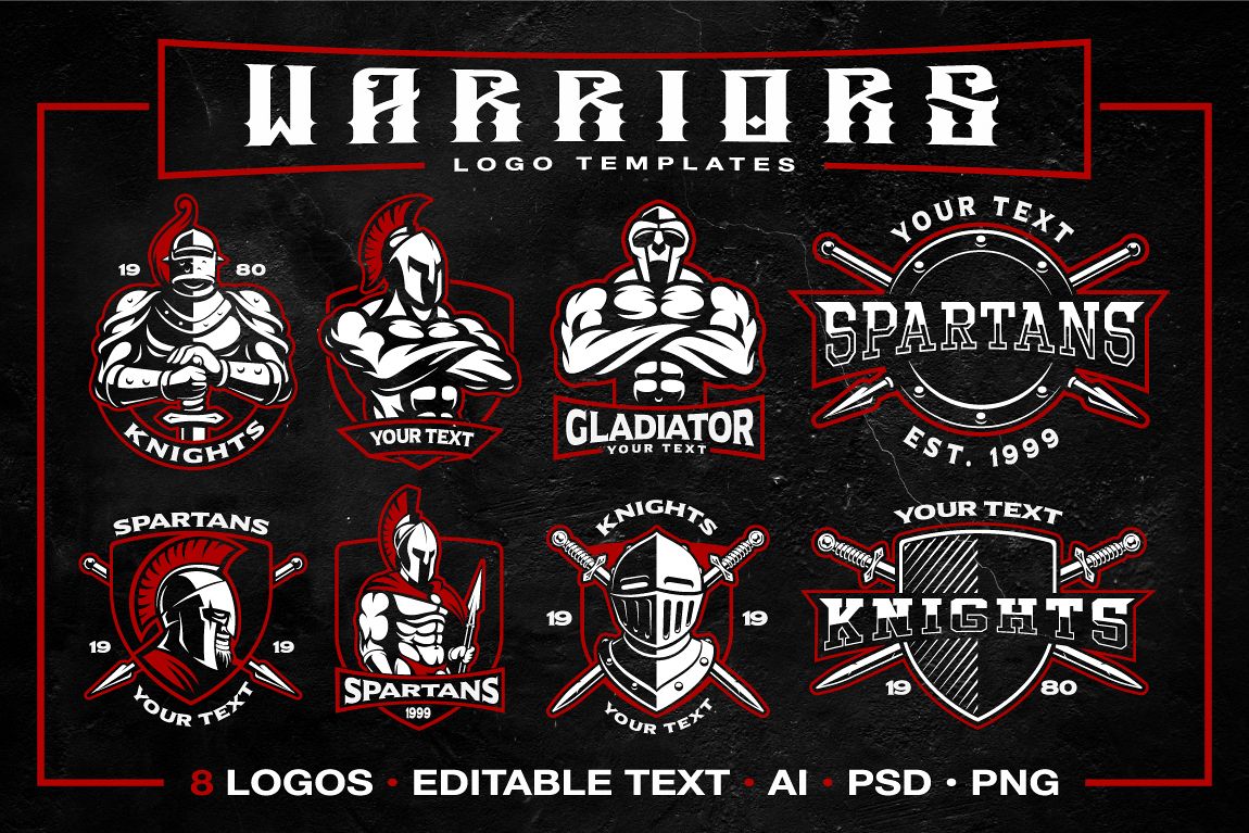 Warriors logo templates example image 1