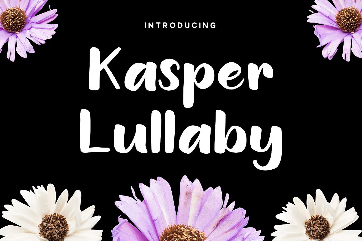 Kasper Lullaby - Handdrawn Sans Font example image 1