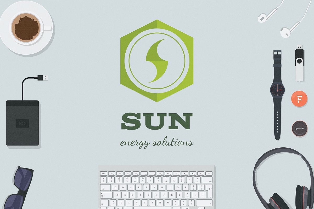 Sun - Energy Solutions Logo Template example image 1