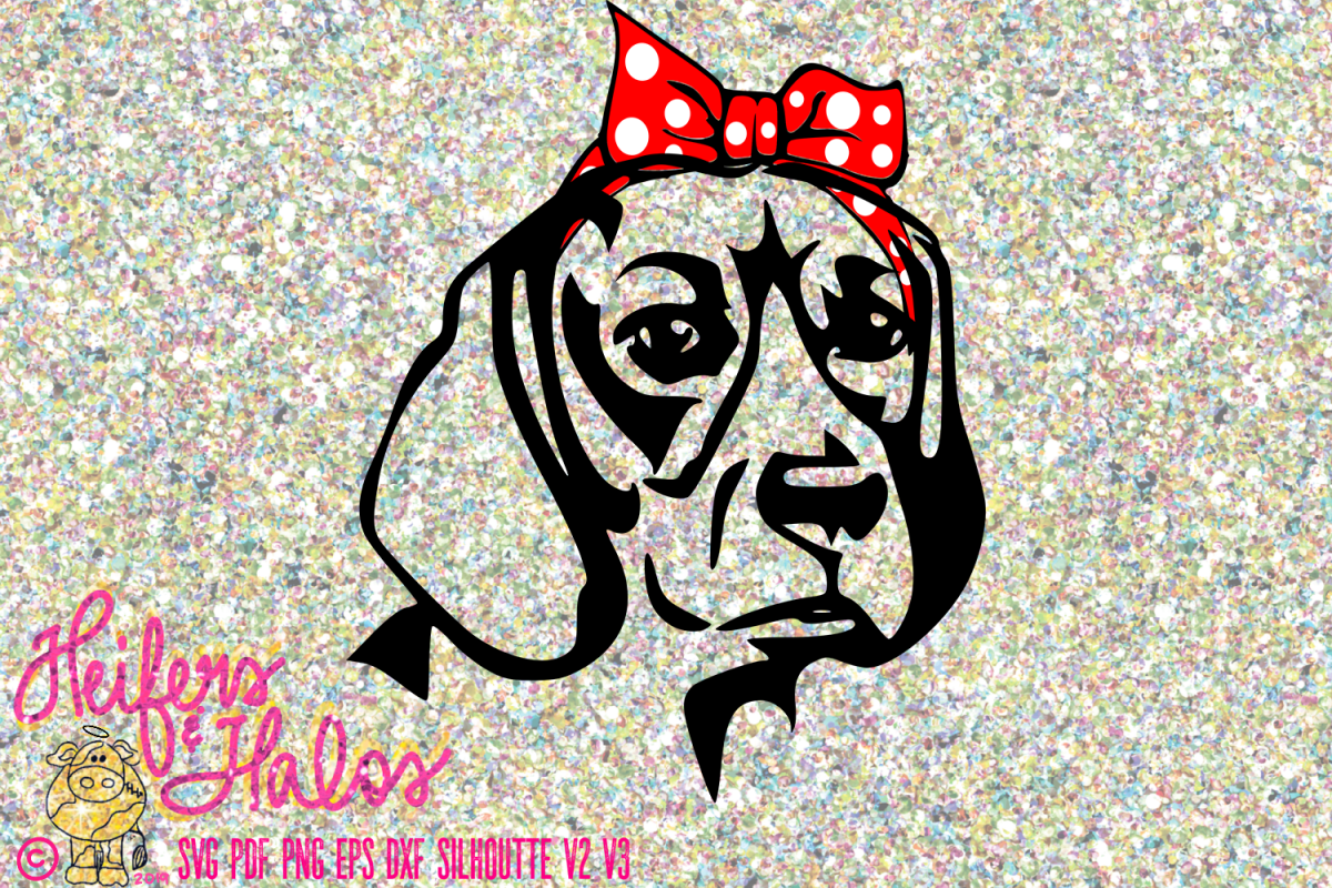 Beagle with Bandana Bow example image 1